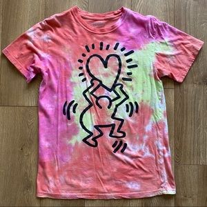 Keith Haring tie dye t-shirt